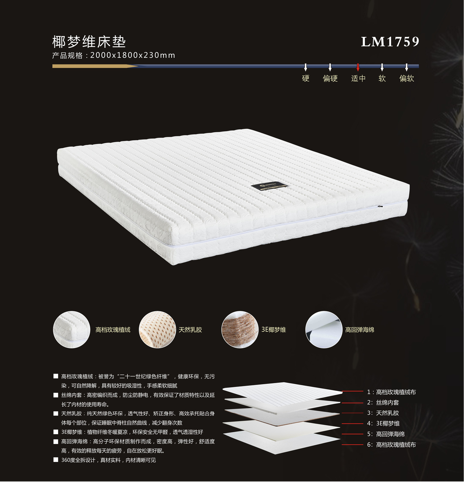 椰梦维床垫